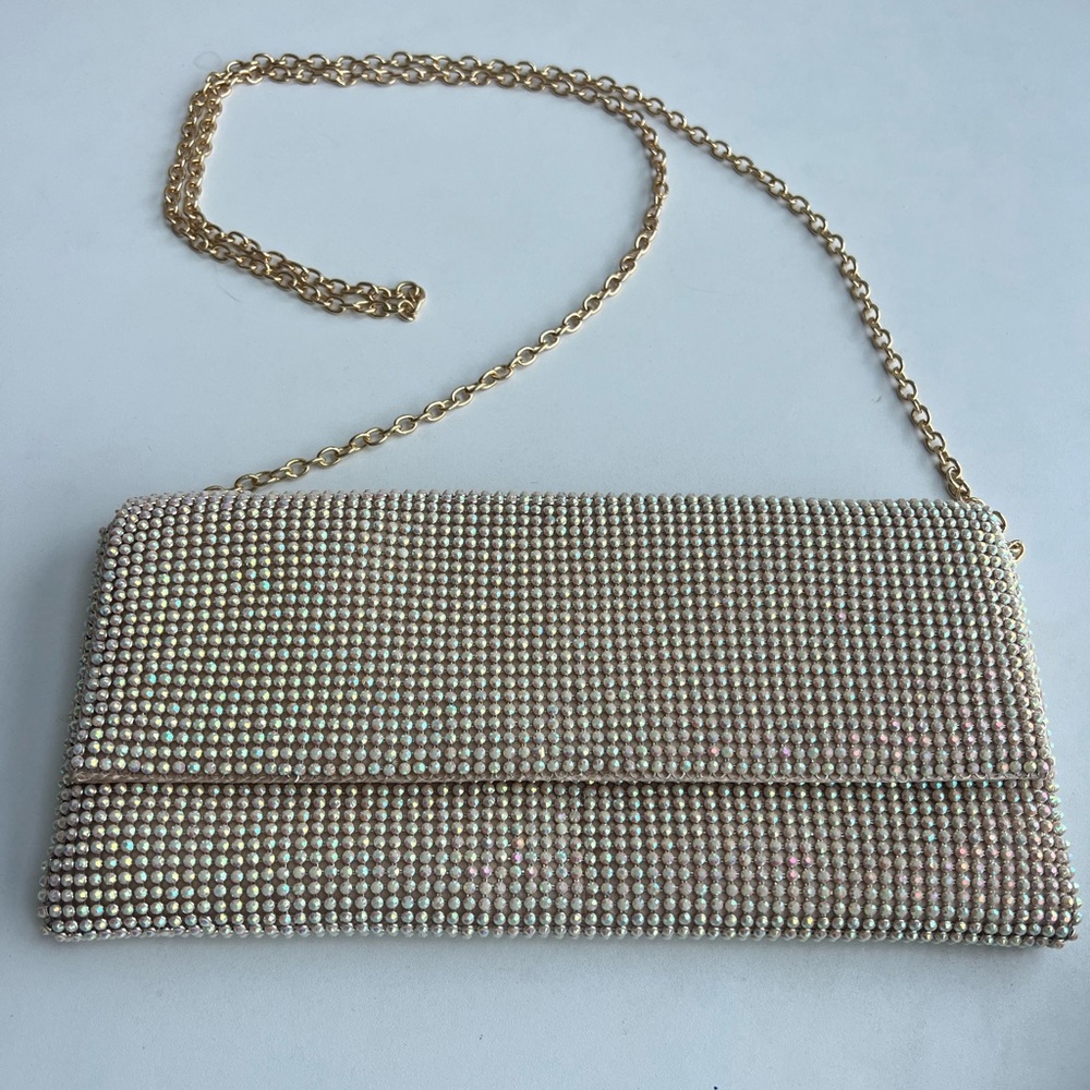 Jessica McClintock‎ Iridescent Rhinestone Evening Bag